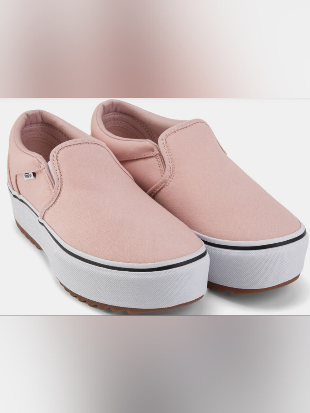 Vans Platform Slip-On Sneakers Wmn's Size 11 Used Exc MSRP $85